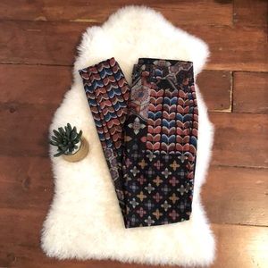 🎄Desigual Vintage Patterned Jeans